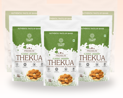 Classic Jaggery Thekua – Pack of 3 | Handmade Traditional Snack | Culture Carryy